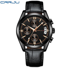 Load image into Gallery viewer, Leather Waterproof Watch