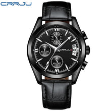 Load image into Gallery viewer, Leather Waterproof Watch
